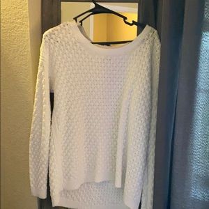 White old navy sweater